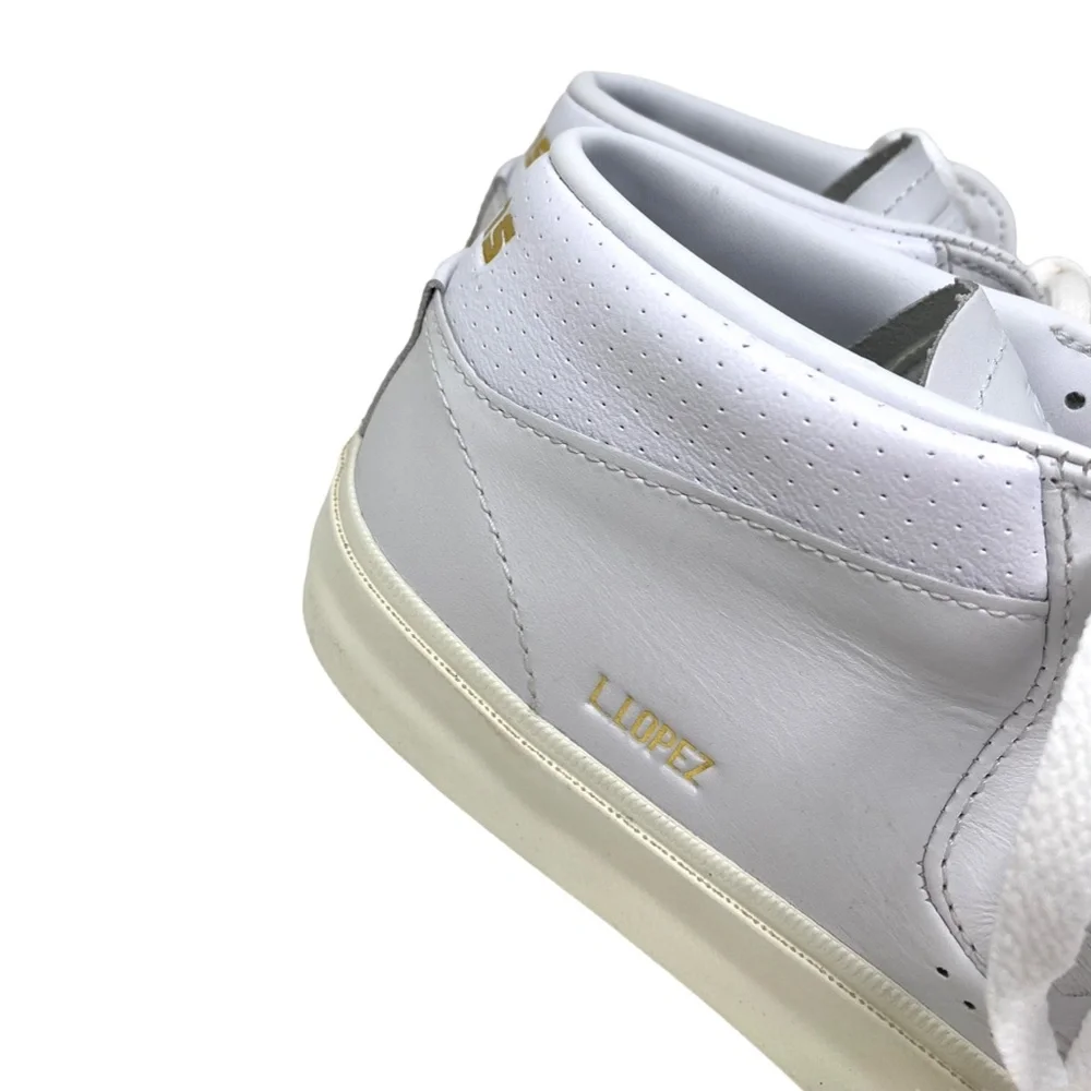 Converse CONS Louie Lopez Pro Mid Top White Women Leather Size Sneakers 171984C - Picture 7 of 9